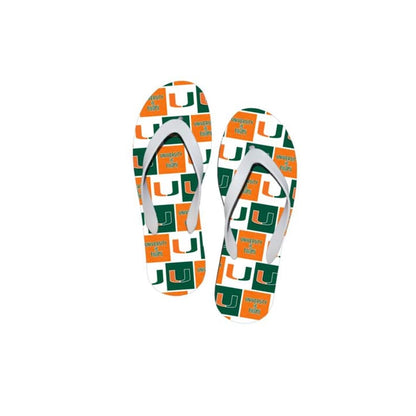 College themed flip flops, customized for any school!