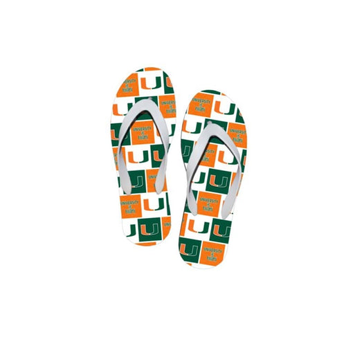 College themed flip flops, customized for any school!