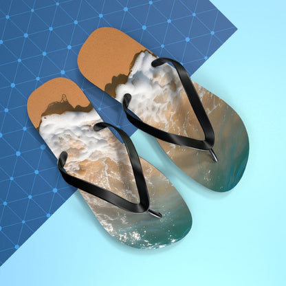Beach Waves Flip Flops