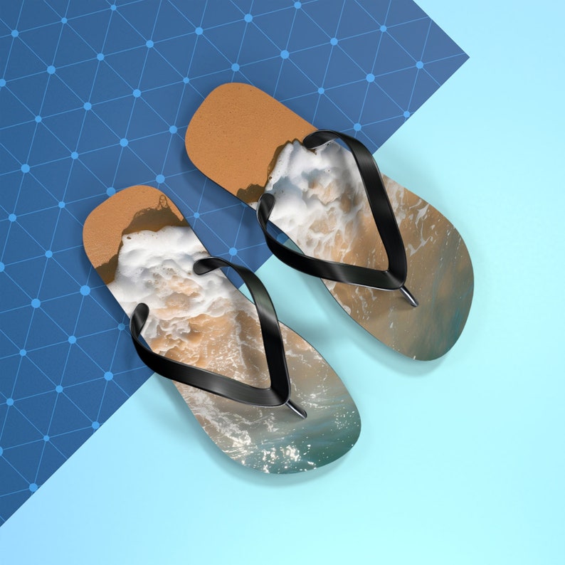 Beach Waves Flip Flops