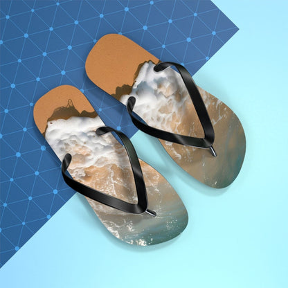 Beach Waves Flip Flops