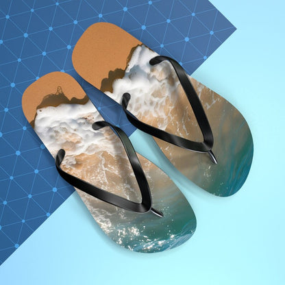 Beach Waves Flip Flops