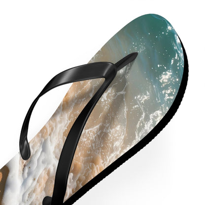 Beach Waves Flip Flops