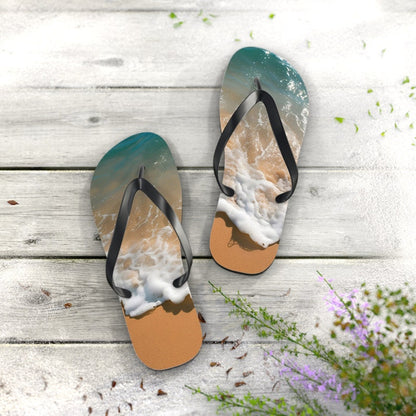 Beach Waves Flip Flops