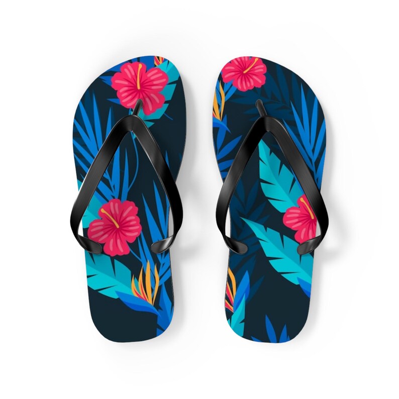 Tropical Vibes Flip Flops Sandals | Beach Summer Vacation