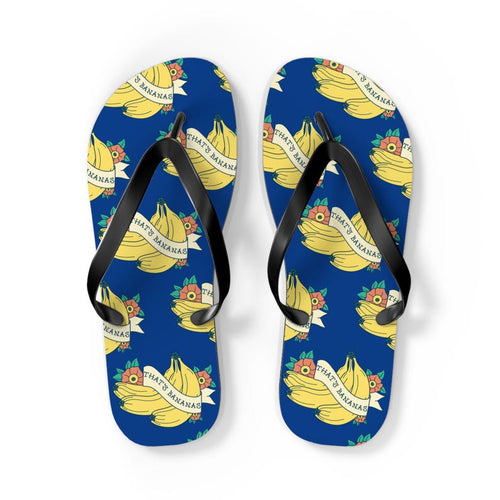 Thats Bananas Flip Flops | Funny Banana Forgetful Mom Beach Sandals