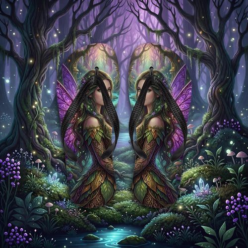Fantasy Fairy Sandals | Forest Fae Sublimation Flip Flops