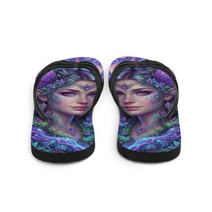 Fairy Flip Flops | Magical Purple Fae Fantasy Sandals