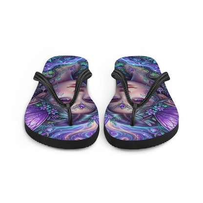 Fairy Flip Flops | Magical Purple Fae Fantasy Sandals