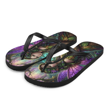 Fantasy Fairy Sandals | Forest Fae Sublimation Flip Flops