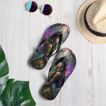 Fantasy Fairy Sandals | Forest Fae Sublimation Flip Flops